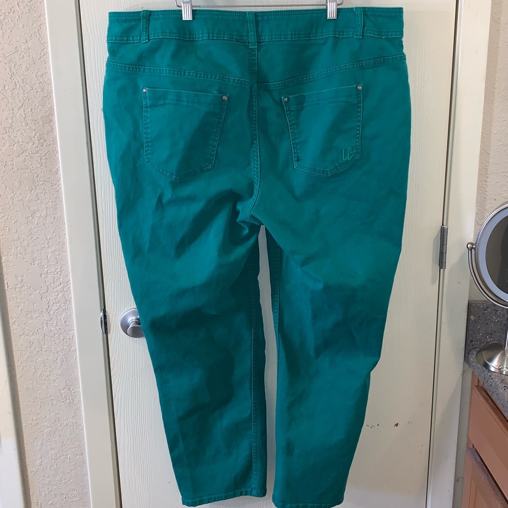 Green jeans